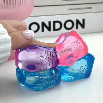 In Stock Squishy Schylling Needoh Nice Cube Sensory Toy Fidget Squishies Needooh Needoh Anti-Stress Blocks Pressure Relief Toy