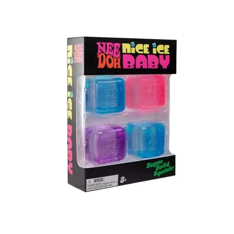 In Stock Squishy Schylling Needoh Nice Cube Sensory Toy Fidget Squishies Needooh Needoh Anti-Stress Blocks Pressure Relief Toy